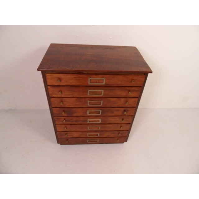 1920s Antique Watchmakers Filing Cabinet with Drawers, 1920s For Sale - Image 5 of 11