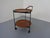 Mid-Century Folding Teak & Metal Serving Bar Cart, 1960s For Sale - Image 3 of 18