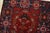Hamedan Runner 3’6” X 9’8” Red Wool Vintage Tribal Hand-Knotted Oriental Rug For Sale In Philadelphia - Image 6 of 14