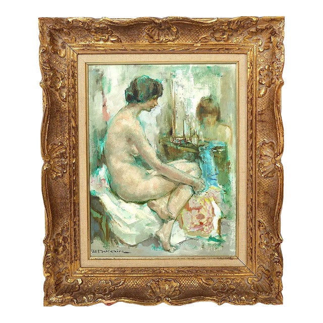 Maryse Ducaire-Rogue French Nude OIl Painting For Sale