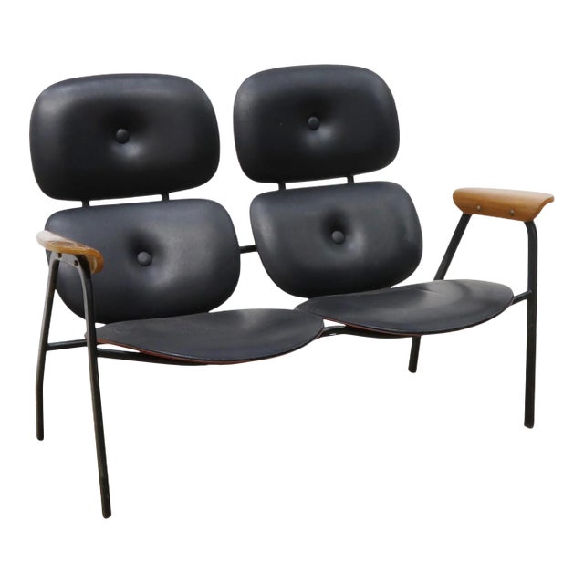 Vintage European Poltranova Midcentury Settee For Sale