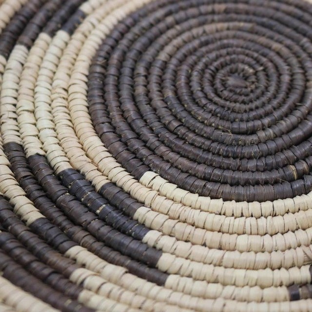 Vintage Southwest Native American Woven Reed Basket 20thC For Sale - Image 10 of 10