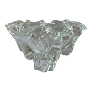 Vintage Clear Czech Chribska Bowl