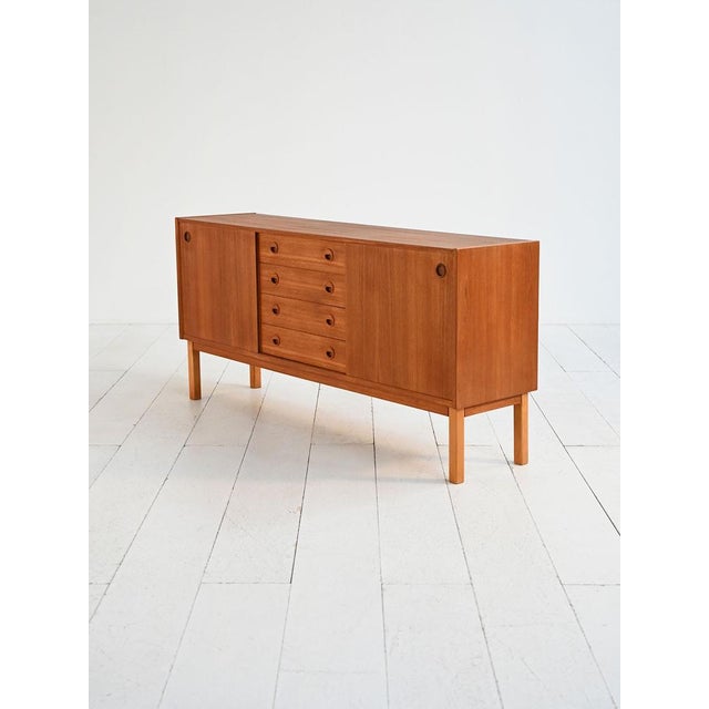Scandinavian Teak Sideboard, 1960s For Sale - Image 6 of 12