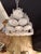 Glass Vintage Alabaster White Murano Disc Chandelier from Mazzega, Venice, Italy, 1981 For Sale - Image 7 of 9