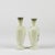 Art Nuveau Opaline Glass Vases with Painted Landscape, Set of 2 For Sale - Image 6 of 9