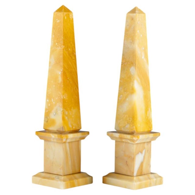 20th Century Italian Obelisks, Set of 2 For Sale - Image 5 of 5