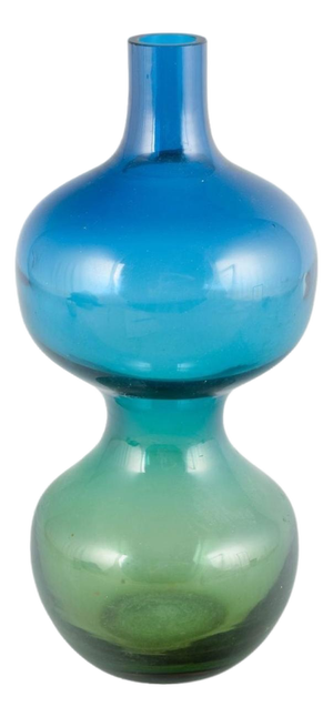 Large Double-Gourd Vase in Art Glass, Scandinavia, 1970s
