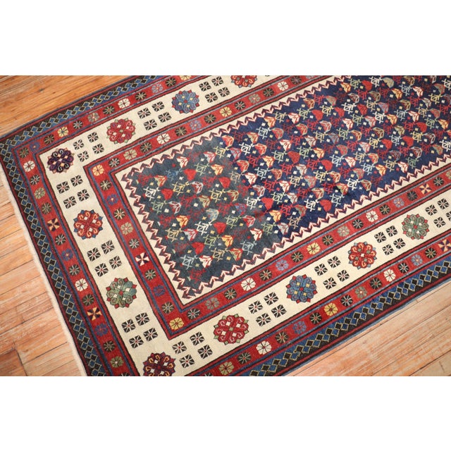 Traditional Antique Talish Wide Size Runner - 3'10" x 9'9" For Sale - Image 3 of 9