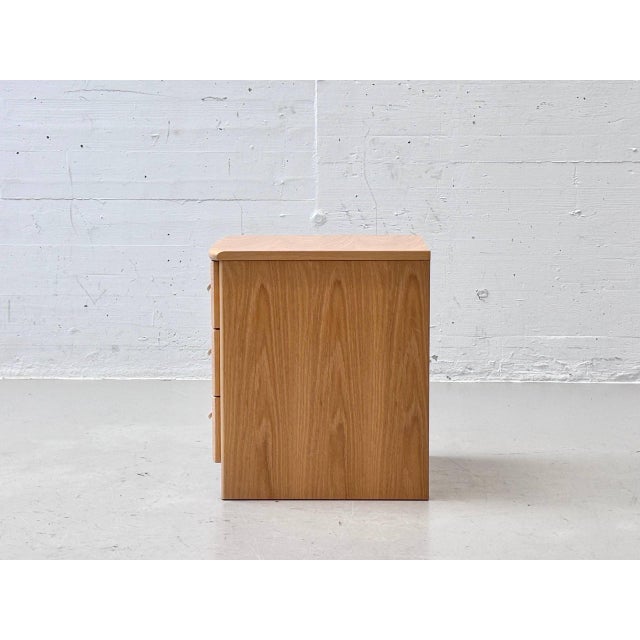 Vintage Bedside Table in Light Wood For Sale - Image 11 of 16