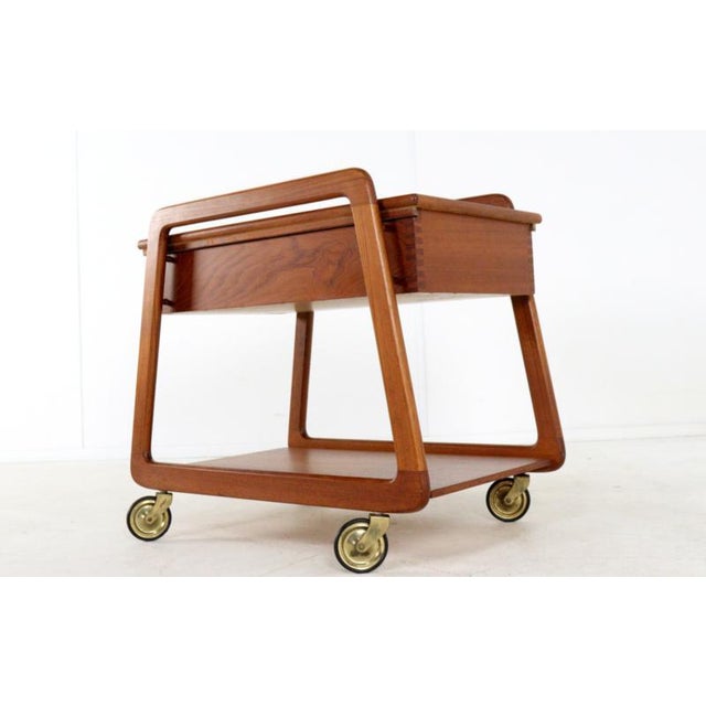 Brown Trolley by Hennig Wind-Hansen for Sika Møbler For Sale - Image 8 of 17