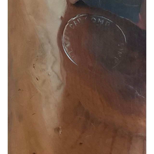 Wood Antique Victorian Sheffield Silver Plate Chocolate Pot / Tea Pot With Wooden Handle for Cottagecore, English Country, Traditional Decor or Serving For Sale - Image 7 of 12