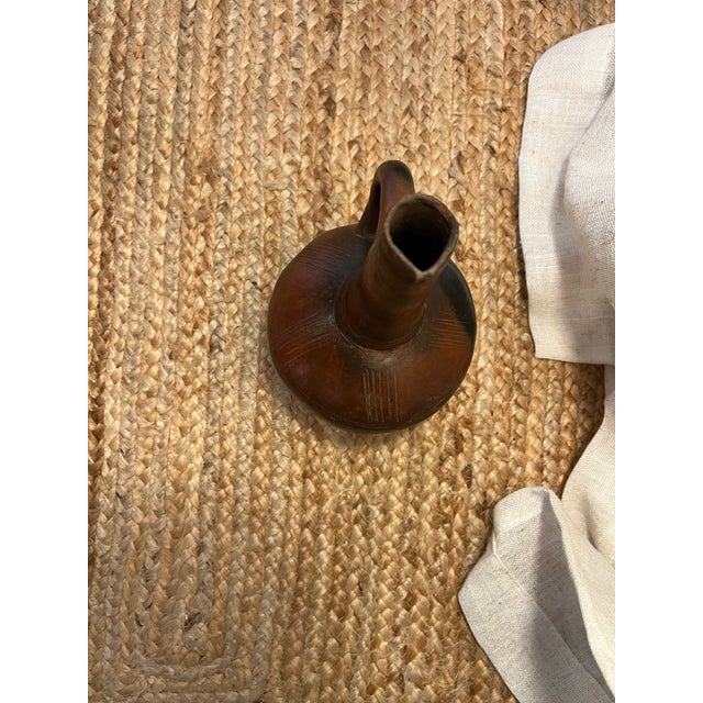Antique African Ethiopian Terracotta Jebena Jar Container For Sale - Image 15 of 15