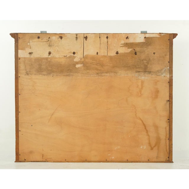 Vintage French City Hall Wall Mounted Display Case For Sale - Image 9 of 9