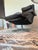 Set of Mid-Century Lounge Chair and Ottoman in Black Leather and Chrome, 1960s, Set of 2 For Sale - Image 13 of 17