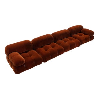 Camaleonda Sofa in Mohair Fabric by Mario Bellini for C&B Italia, 1970s, Set of 4 For Sale