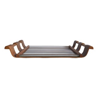Vintage Serving Tray in Bentwood, 1950s For Sale