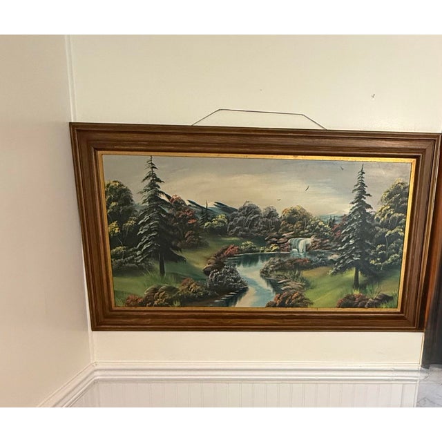 1960s Large Original Oil Painting by Mamie Sherlock For Sale - Image 12 of 12