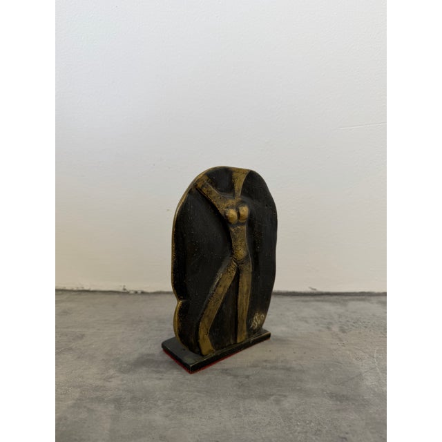 Modern Brazilian Modern Bronze Sculpture of Female Torso, 1980s For Sale - Image 3 of 12