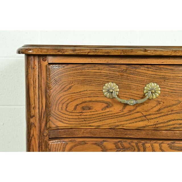 Baker Furniture French Provincial Louis XV Carved Oak Dresser or Chest of Drawers For Sale - Image 10 of 16