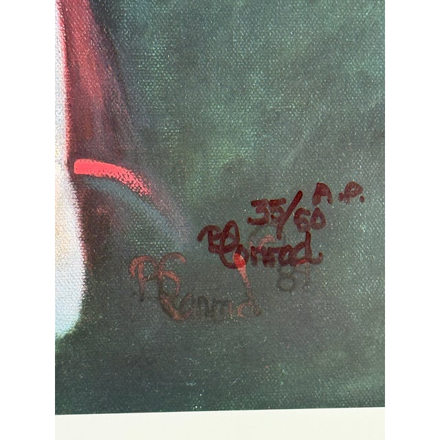 Native American 1989 Bonnie Conrad Pride of the People Signed Numbered Native American Artist Proof For Sale - Image 3 of 4