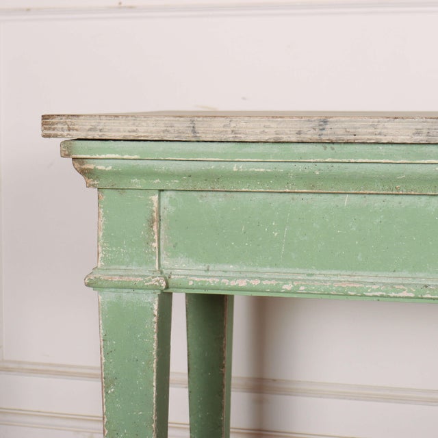 English Painted Console Table For Sale - Image 4 of 11