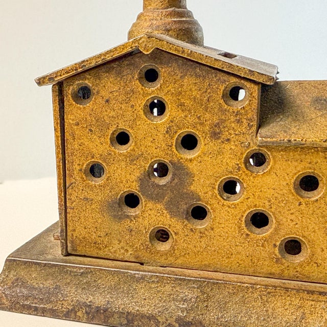 Antique Enterprise Independence Hall Architectural Cast Iron Bank, Circa 1875 For Sale - Image 11 of 13