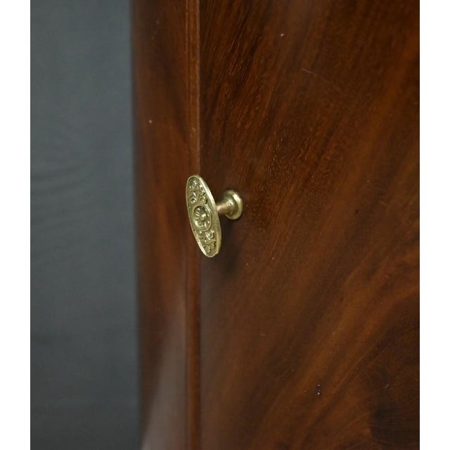 Wood Empire Style Mahogany Nightstand, Late 19th Century For Sale - Image 7 of 14