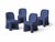 Plastic Blue Dalila Armless Outdoor Chair by Gaetano Pesce for Cassina For Sale - Image 7 of 17