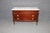 French Louis XVI Directoire Style Brass Mounted White Marble Top Commode For Sale - Image 4 of 17
