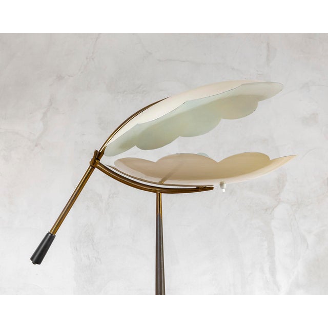1960s Floor Lamp with Diffusers attributed to Angelo Lelii for Arredoluce, 1960s For Sale - Image 5 of 7