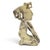 Vintage Mexican Hand-Carved Onyx/Tecali Jaguar Warrior Sculpture, 11 Inch For Sale In San Francisco - Image 6 of 16