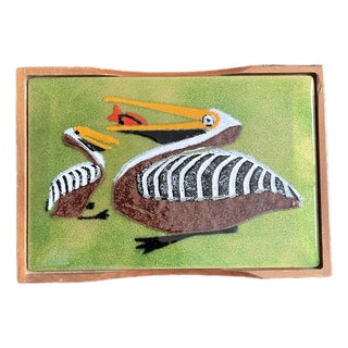 Annemarie Davidson Pelican Enamel Box For Sale