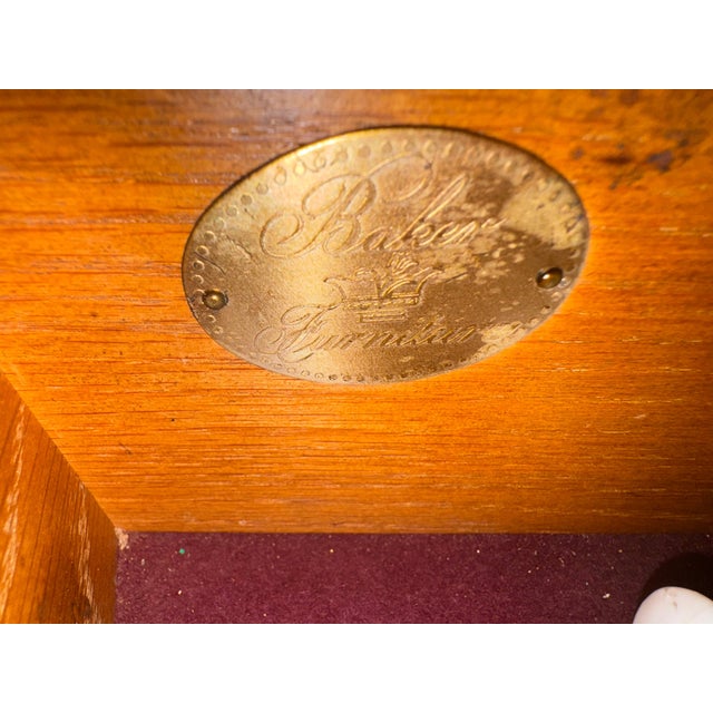 19th Century Vintage Baker Serpentine Buffet For Sale - Image 5 of 9