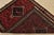 Shiraz Rug 3’11” X 5’2” Red Wool Vintage Tribal Hand-Knotted Oriental Carpet For Sale - Image 12 of 13