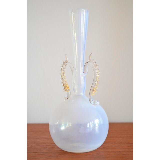 Venetian Murano Glass Vase, 1950s For Sale - Image 4 of 9
