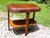 Vintage Art Deco Waterfall End Table Demilune Tripod Stand For Sale - Image 12 of 16