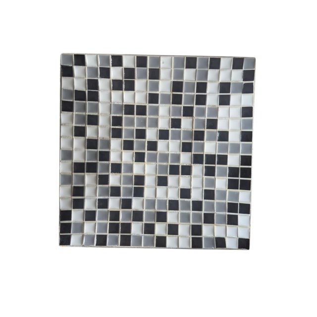 Mid Century Modern Tiled Catchall Dish For Sale - Image 9 of 13