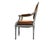 Louis XVI-Style Caramel Leather Armchair For Sale - Image 4 of 5