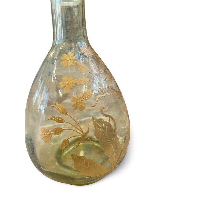 Decanter in Gilded Crystal from Baccarat, 1900s For Sale - Image 12 of 13