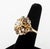 14k Yellow Gold and Multicolored Gemstone Cluster Ring For Sale - Image 4 of 13