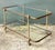 Brass Vintage Brass Faux Bamboo Coffee Table For Sale - Image 8 of 12