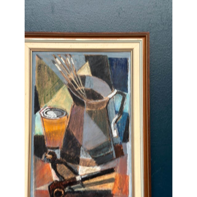 Erik Emanuelsson, Still Life, 1960s, Oil Painting on Panel, Framed For Sale - Image 5 of 17