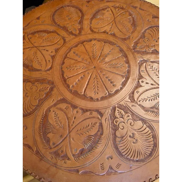 Safari Stools & Table Set, 1970s, Set of 5 For Sale - Image 14 of 16