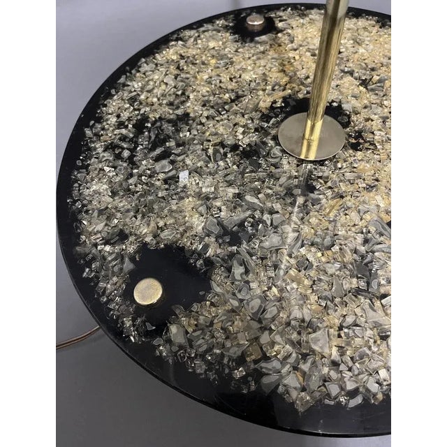 Floor Lamp in Fractal Resin, 1970s For Sale - Image 4 of 9