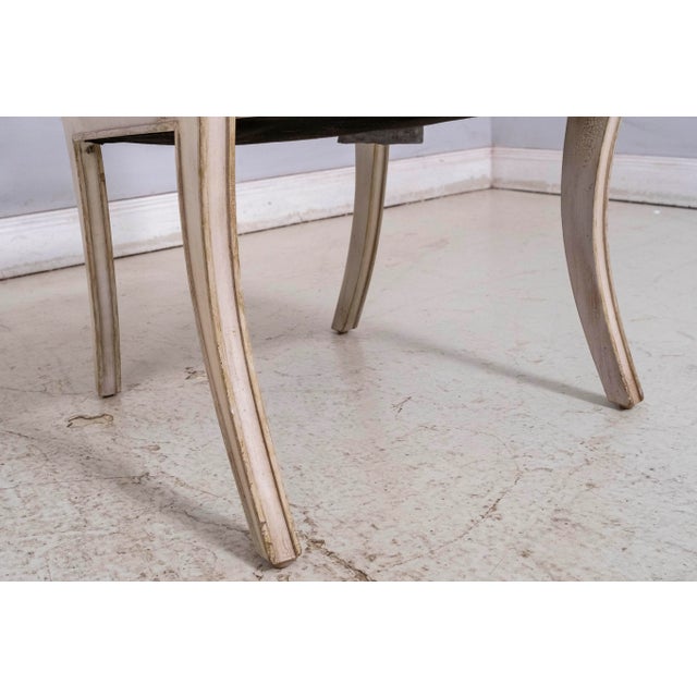 Councill Craftsmen Neoclassical Painted Finish Armchair For Sale - Image 9 of 16