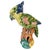 Large Scale Vintage Italian Majolica Ceramic Parrot Sculpture by Intrada For Sale - Image 4 of 15