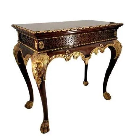 Wood Late 20th Century French Empire Neoclassical Style Console Table For Sale - Image 7 of 7