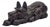 Cast Iron Sleeping Scotty Dog Doorstop, Attributed to Hubley For Sale