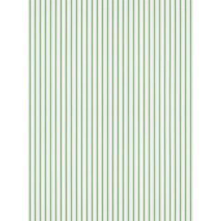 The House of Scalamandré Johnson Stripe Wallpaper, Pear For Sale